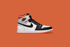 1 Retro High OG - White/Electro Orange