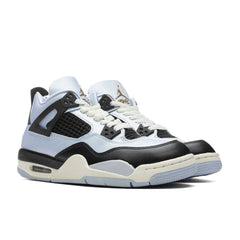 4 Retro (GS) - Pure Platinum/Metallic Gold/Black/Sail