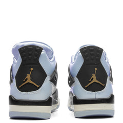 4 Retro (GS) - Pure Platinum/Metallic Gold/Black/Sail