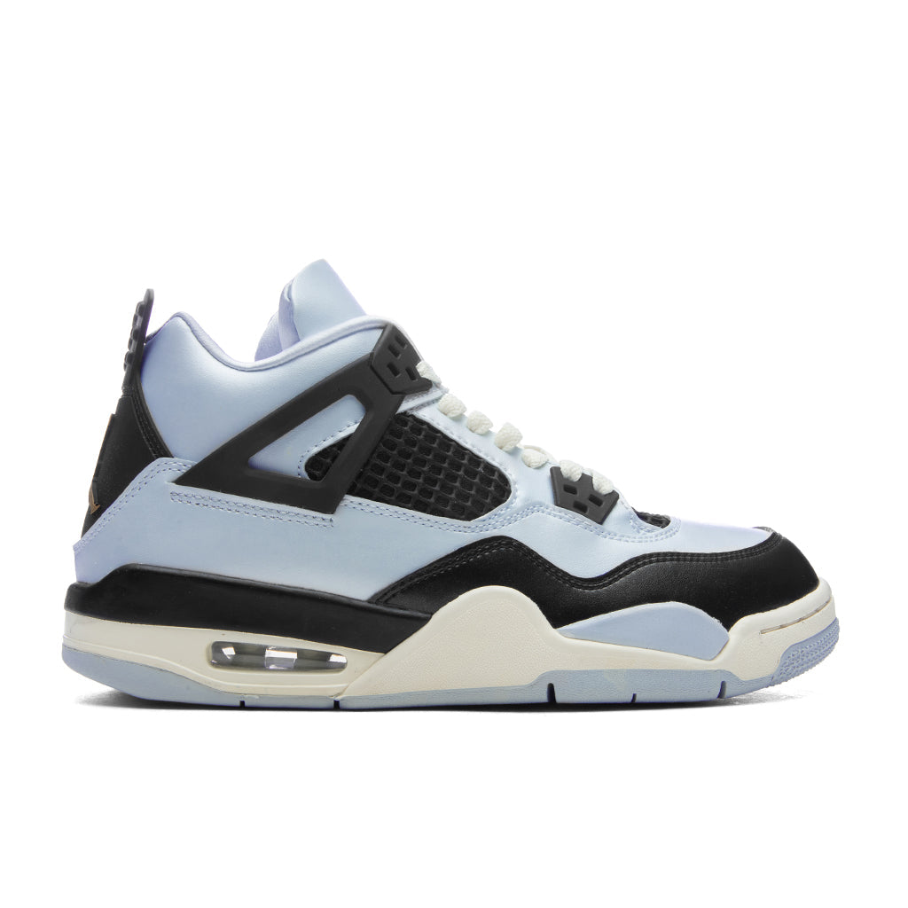 4 Retro (GS) - Pure Platinum/Metallic Gold/Black/Sail