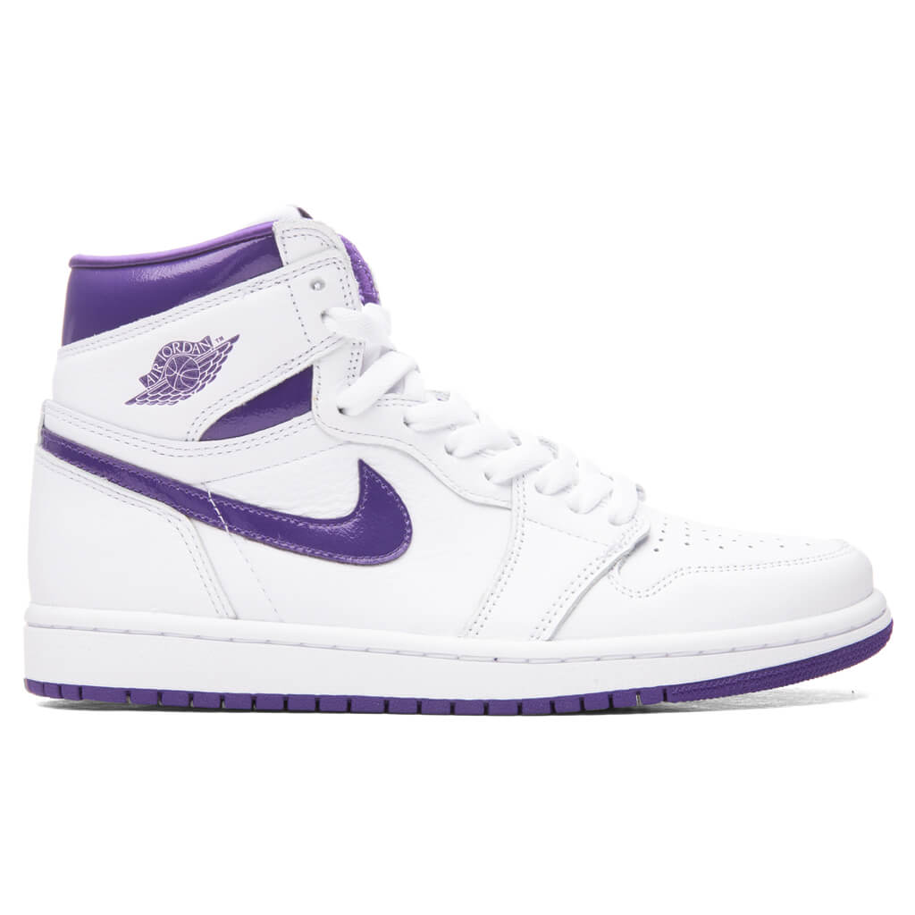 Women's 1 Retro Hi - White/Court Purple