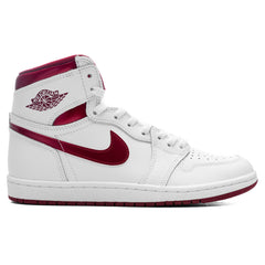 1 High Retro '85 'Metallic Burgundy' - White/Team Red/White