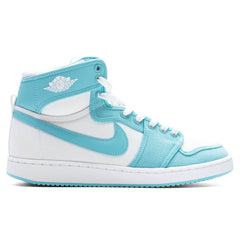 1 KO - Bleached Aqua/White