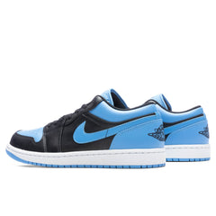 1 Low - Black/University Blue/White