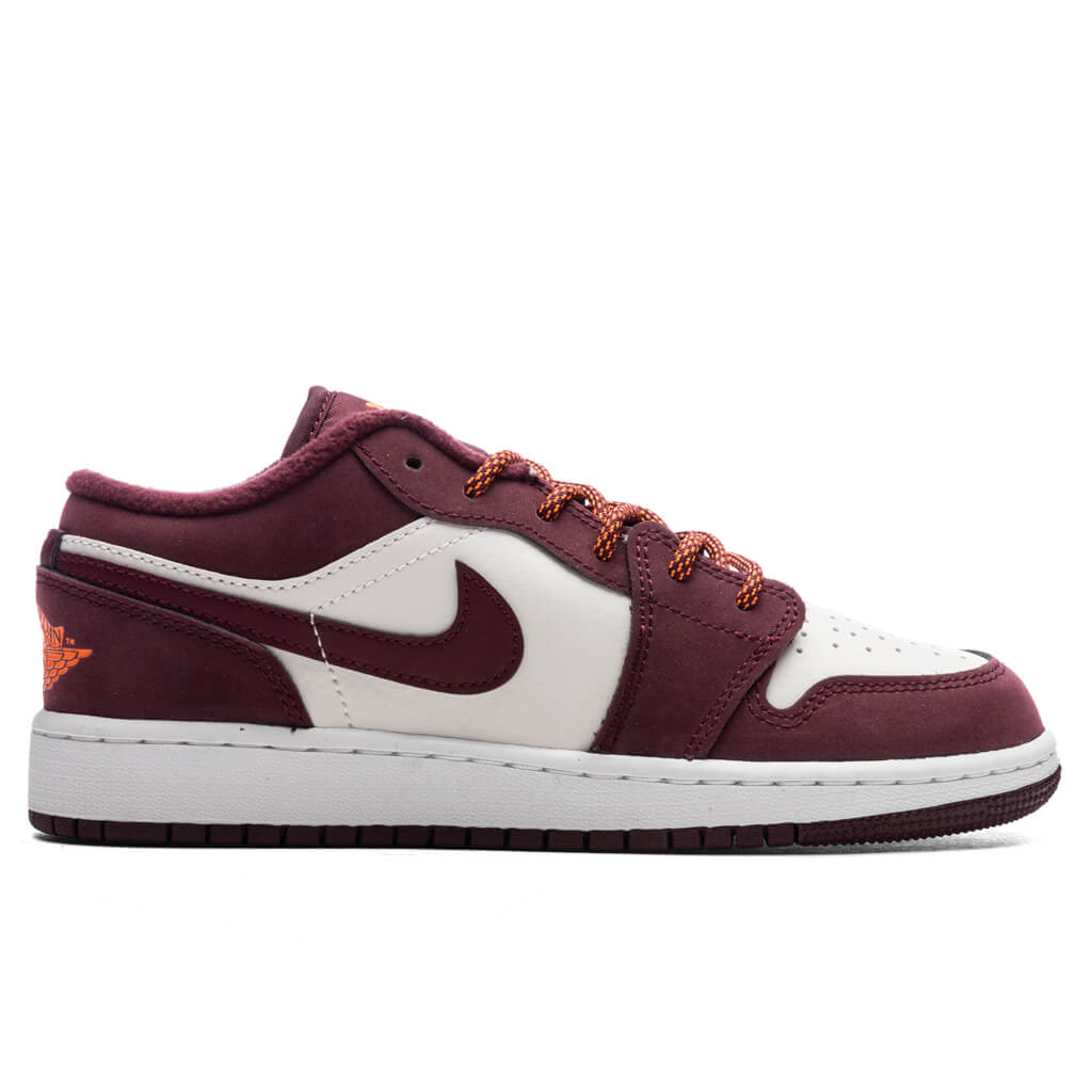 1 Low (GS) - Phantom/Night Maroon/Total Orange