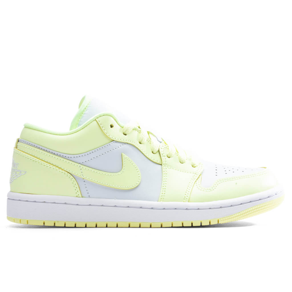 Women's 1 Low - Pure Platinum/Citron Tint/White