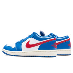 Women's 1 Low - Sport Blue/Gym Red/White