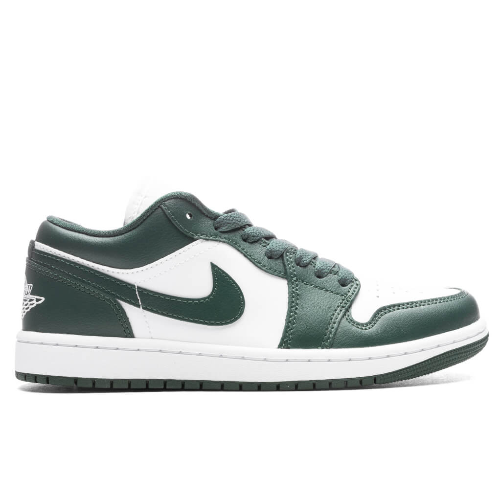Women's 1 Low - White/Galactic Jade