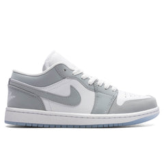 Women's 1 Low - White/Wolf Grey/Aluminum
