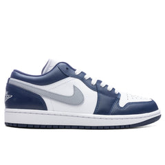1 Low - White/Wolf Grey/Midnight Navy