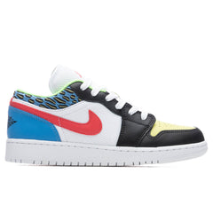 1 Low CD (GS) - Black/Lt Fusion Red/White
