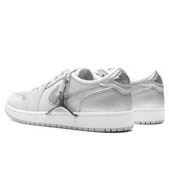 1 Low OG 'Metallic Silver' - Neutral Grey/Metallic Silver/White