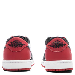 1 Low OG 'Black Toe' - White/Black/Varsity Red