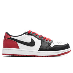 1 Low OG 'Black Toe' - White/Black/Varsity Red