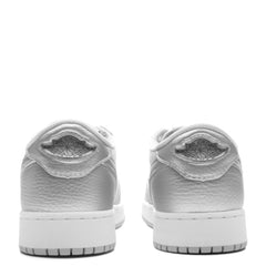 1 Low OG 'Metallic Silver' (GS) - Neutral Grey/Metallic Silver/White