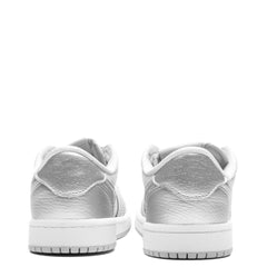 1 Low OG 'Metallic Silver' (PS) - Neutral Grey/Metallic Silver/White