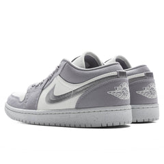 Women's 1 Low SE - Light Steel Grey/Sail/White