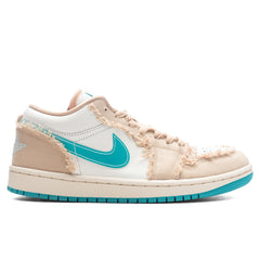 Women's 1 Low 'Beachside' - Sesame/Dusty Cactus/Glacier Blue