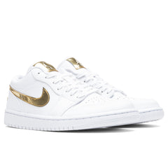 Women's 1 Low SE - White/Metallic Gold
