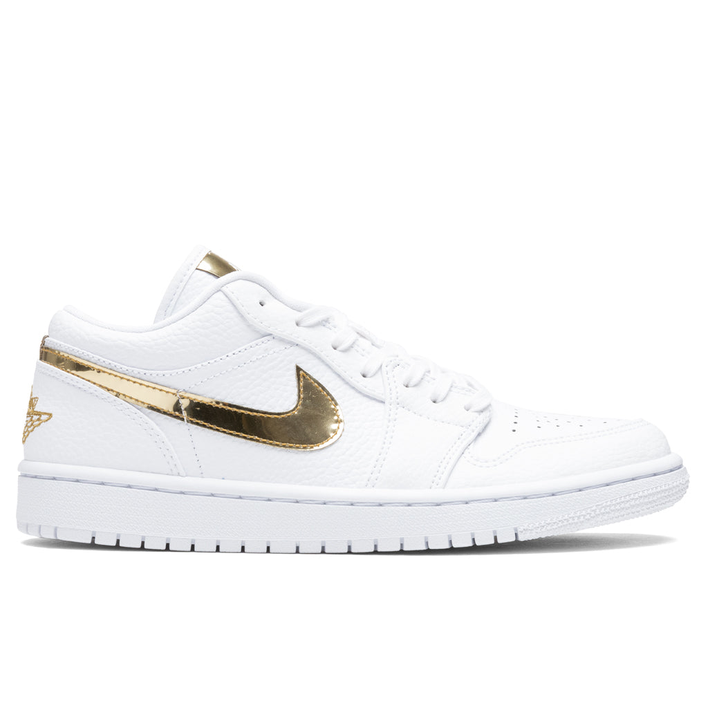 Women's 1 Low SE - White/Metallic Gold