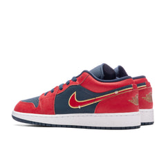 1 Low SE (GS) - Armory Navy/Sport Red/Metallic Gold
