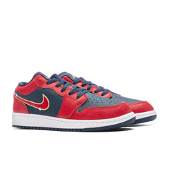1 Low SE (GS) - Armory Navy/Sport Red/Metallic Gold