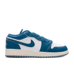 1 Low SE (GS) - White/Industrial Blue/Blue Grey