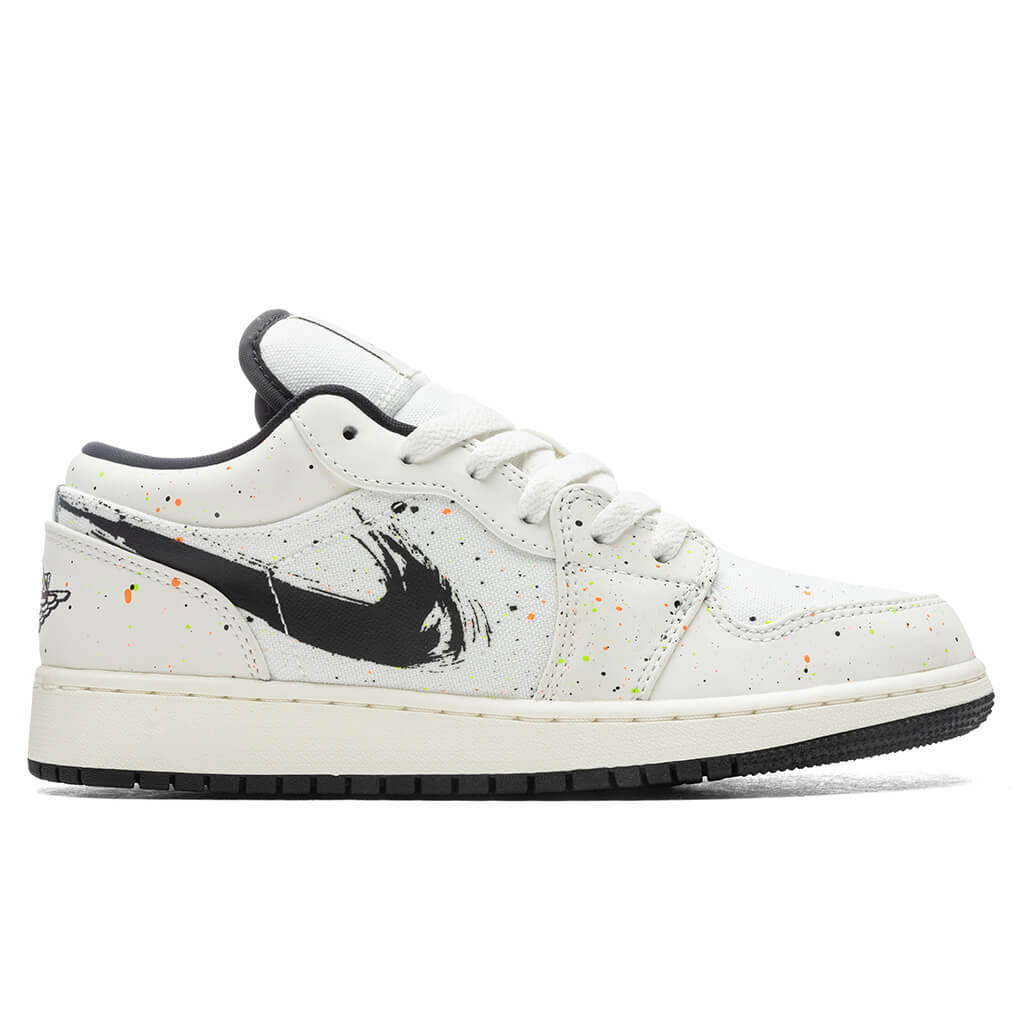 1 Low SE (GS) 'Paint Splatter' - Sail/Black/Total Orange