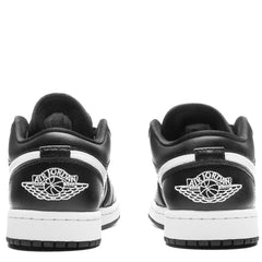 Women's 1 Low - Black/White/Black