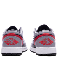 Women's 1 Low - Cement Grey/Fire Red/Black