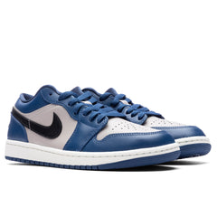 Women's 1 Low - French Blue/Black-College Grey/Sail
