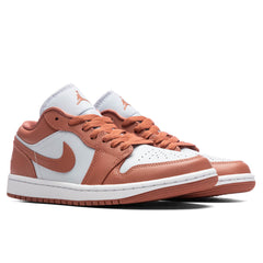 Women's 1 Low 'Pink Salmon' - Pure Platinum/Sky J Orange/White