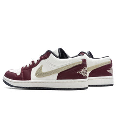 Women's 1 Low 'Chinese New Year' - Sail/Metallic Gold Grain/Dark Team Red