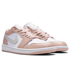 Women's 1 Low - White/Light Bone/Particle Beige