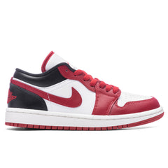 Women's 1 Low - White/Gym Red/Black