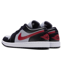Women's 1 Low - Wolf Grey/Gym Red/Black
