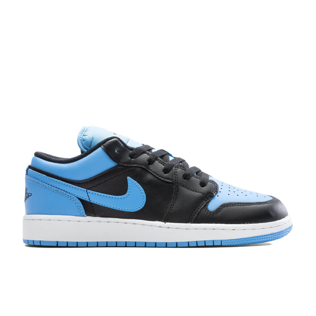 1 Low (GS) - Black/Black/University Blue