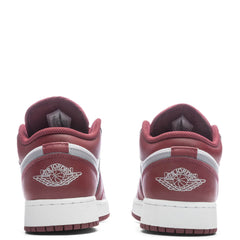 1 Low (GS) - Cherrywood Red/Cement Grey/White