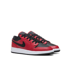 1 Low (GS) "Pebbled" - Gym Red/Black/White