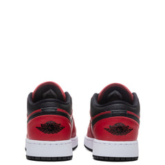 1 Low (GS) "Pebbled" - Gym Red/Black/White