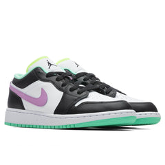 1 Low (GS) - White/Violet Shock/Black