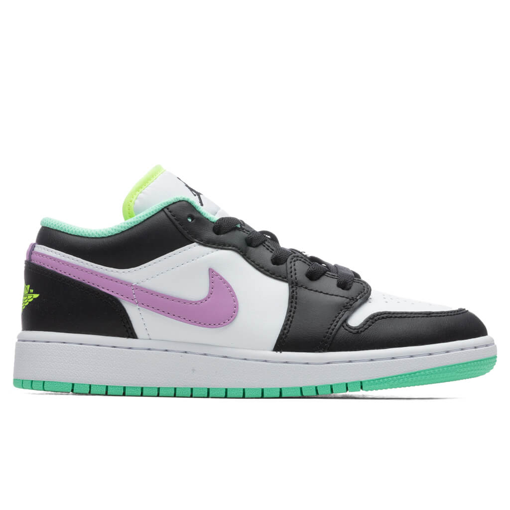 1 Low (GS) - White/Violet Shock/Black