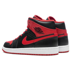 1 Mid - Black/Fire Red/White