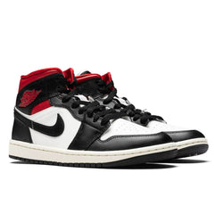 Women's 1 Mid - Black/Gym Red/Sail