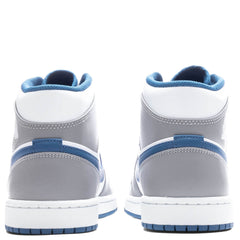 1 Mid - Cement Grey/White/True Blue