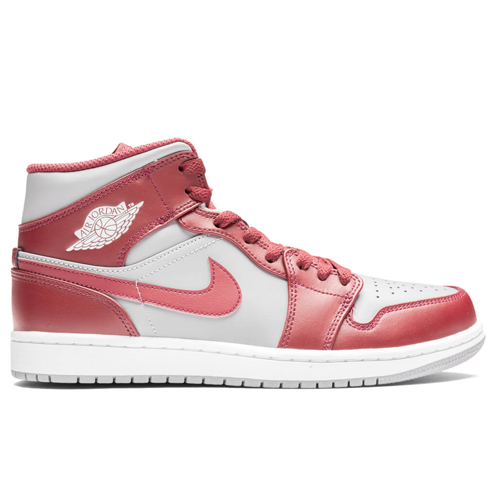 1 Mid - Cherrywood Red/Cement Grey/White