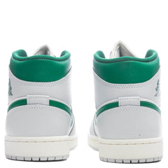 1 Mid - Summit White/Pine Green/Pure Platinum