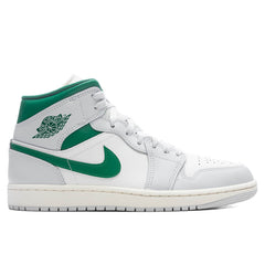 1 Mid - Summit White/Pine Green/Pure Platinum