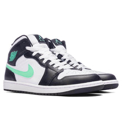 1 Mid - White/Green Glow/Black