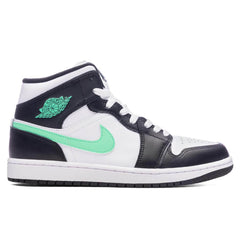 1 Mid - White/Green Glow/Black